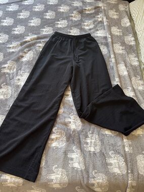 H&M Black Wide Leg Trousers